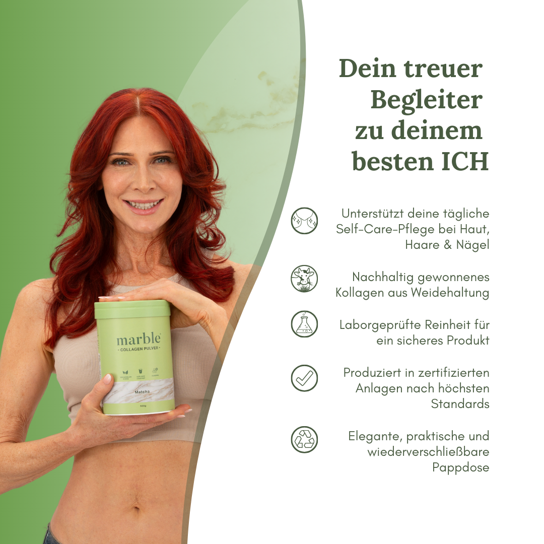 Collagen Pulver 450g, Matcha