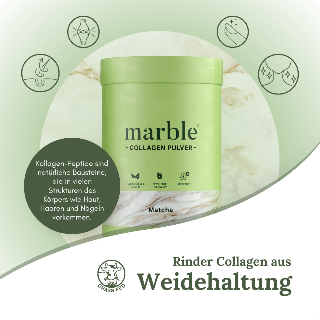 Collagen Pulver 450g, Matcha