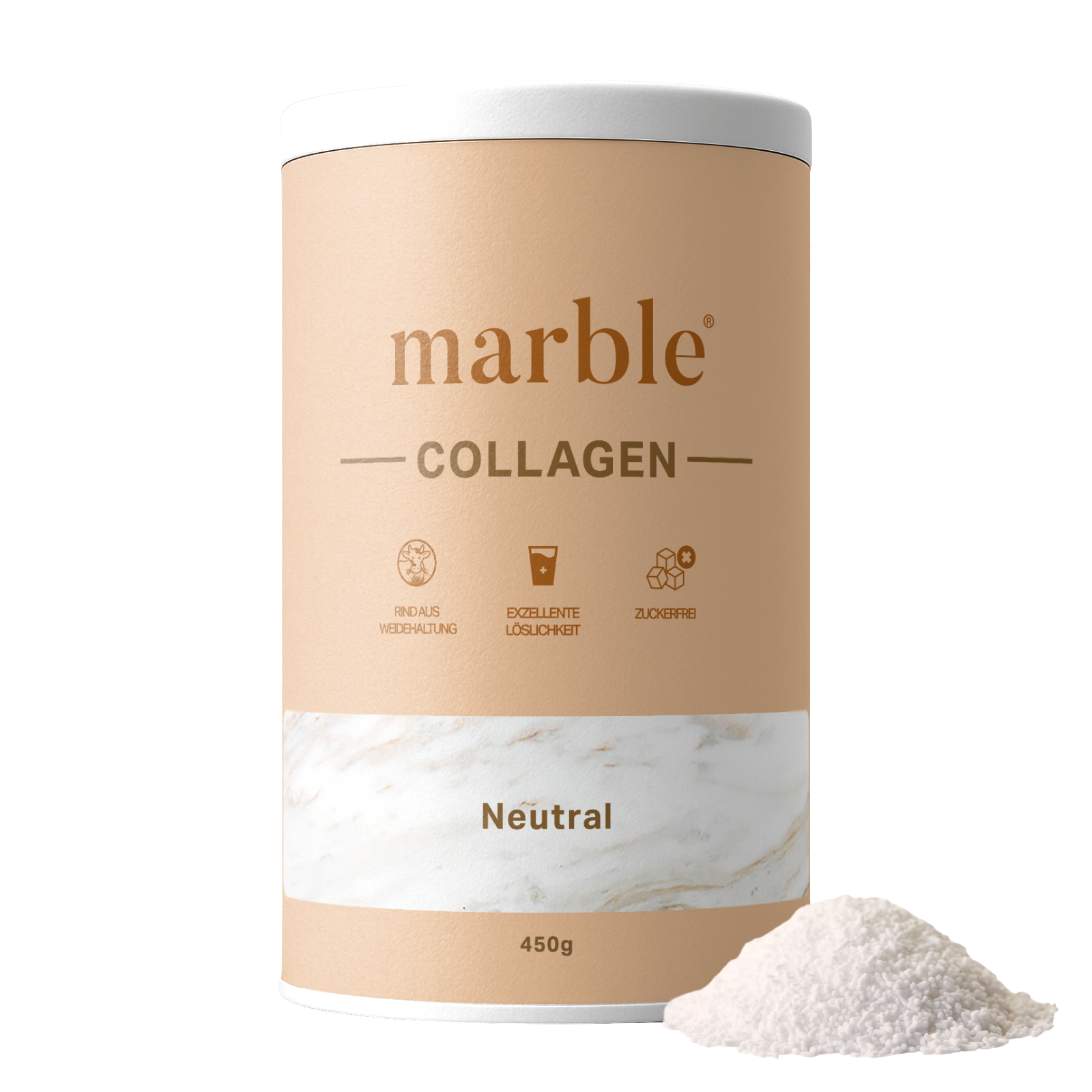 Collagen – Neutral | 100 % Reines Kollagenhydrolysat | 450 g