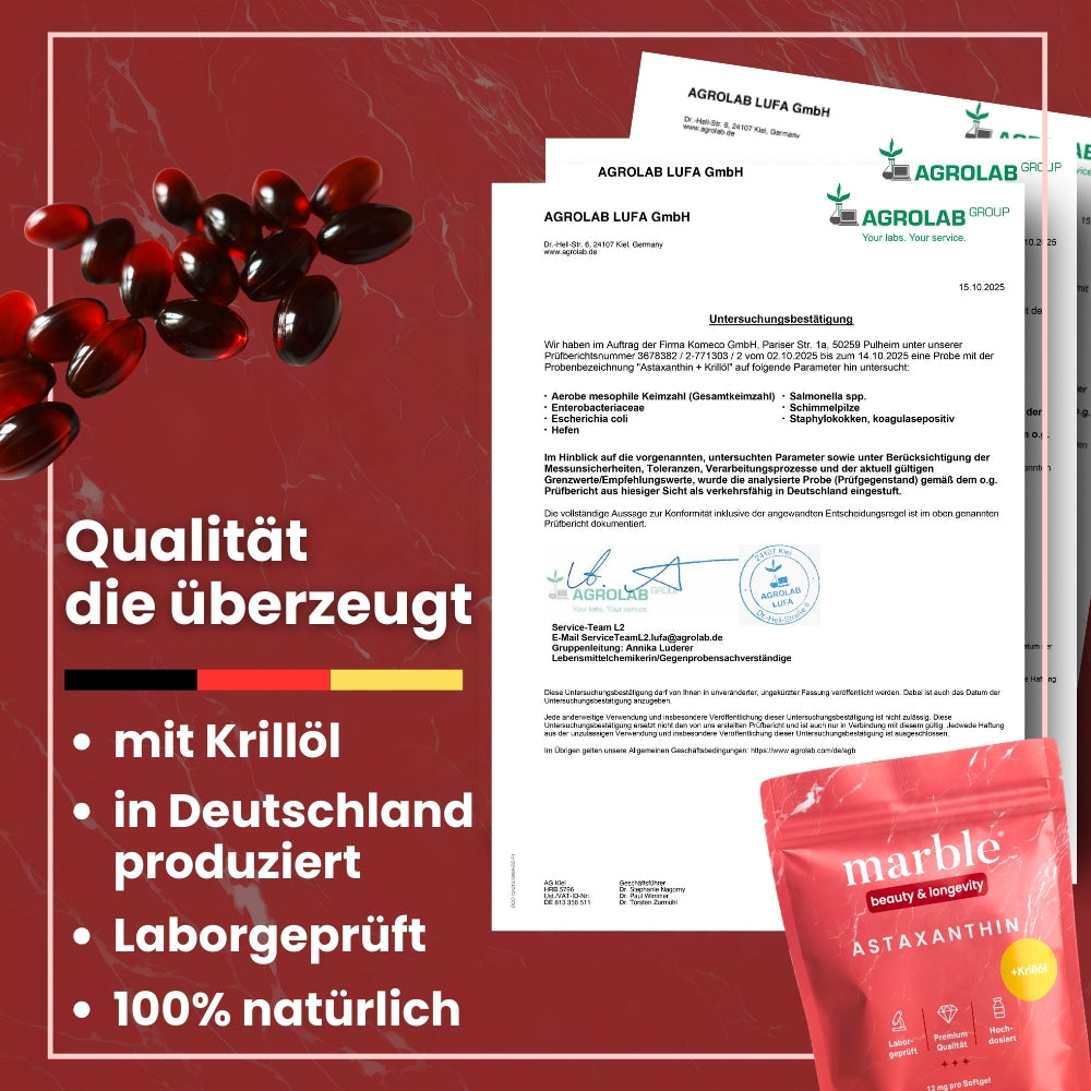 Astaxanthin – natürliches Carotinoid aus der Mikroalge Haematococcus pluvialis