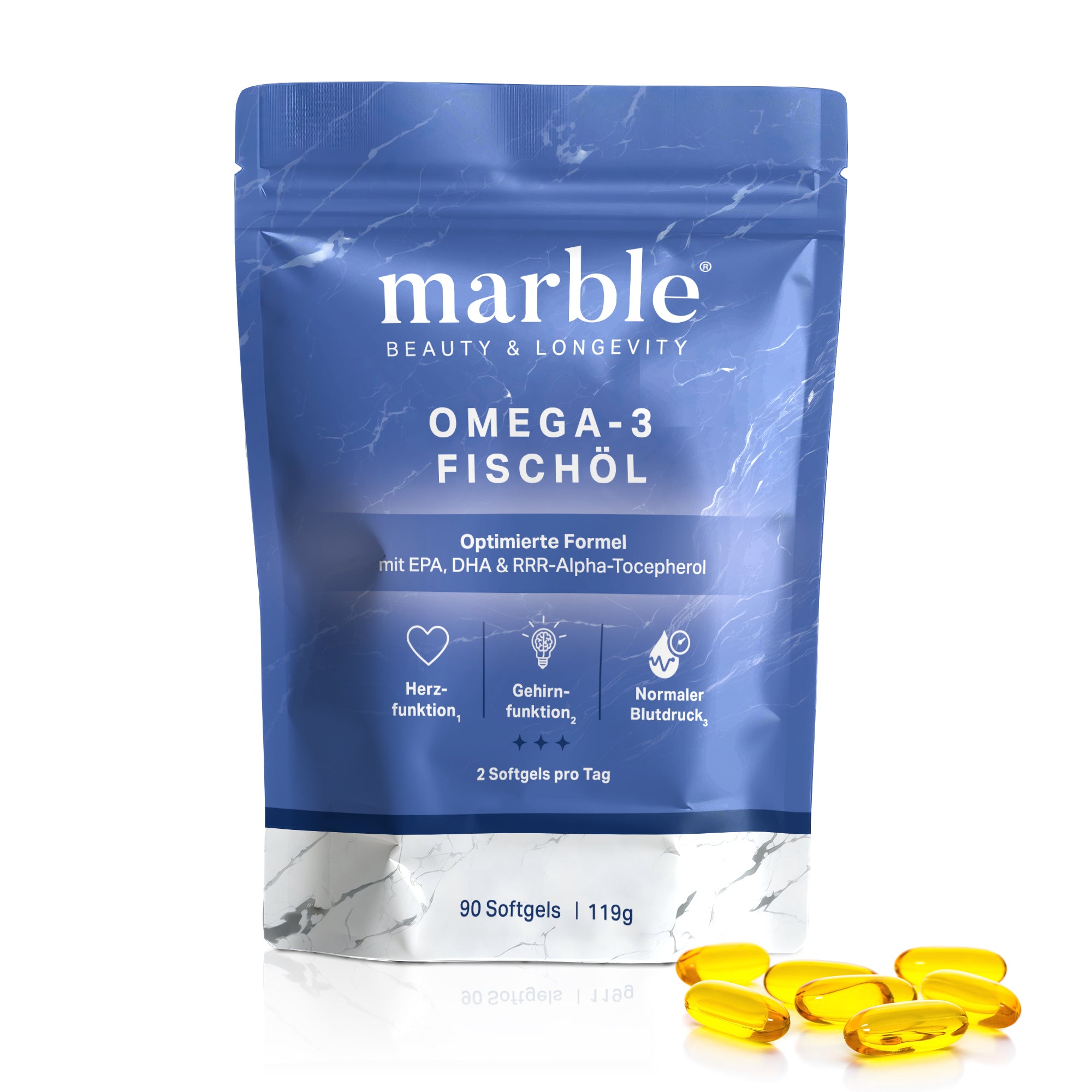 Omega-3 Fischöl mit EPA & DHA – Für Herz, Gehirn & Sehkraft