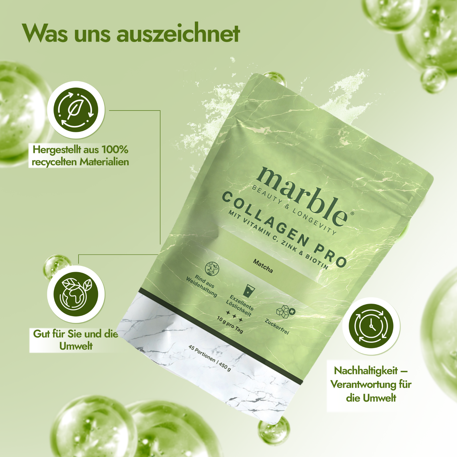 Collagen Pro Matcha 450g