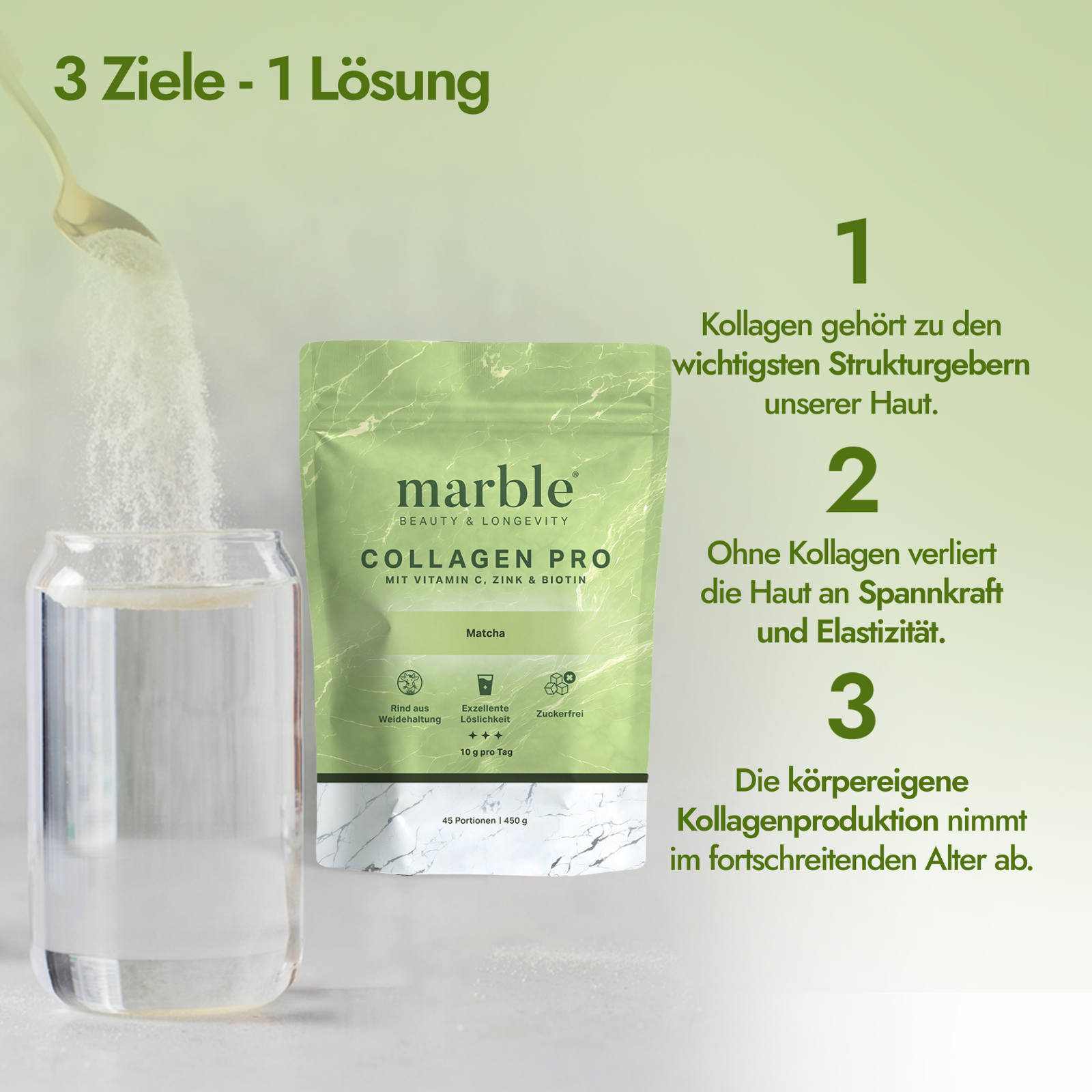 Collagen Pro Matcha 450g