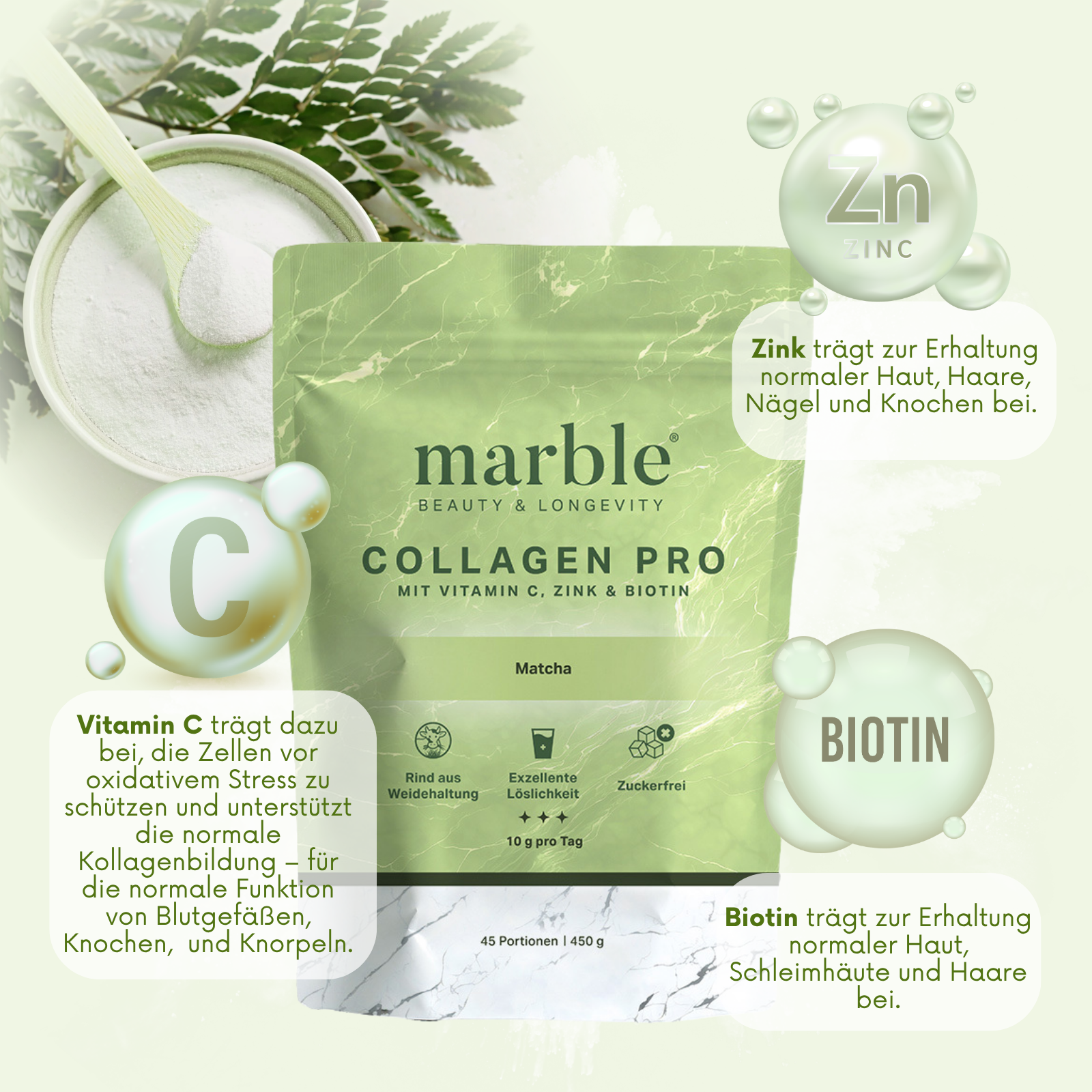 Collagen Pro Matcha 450g