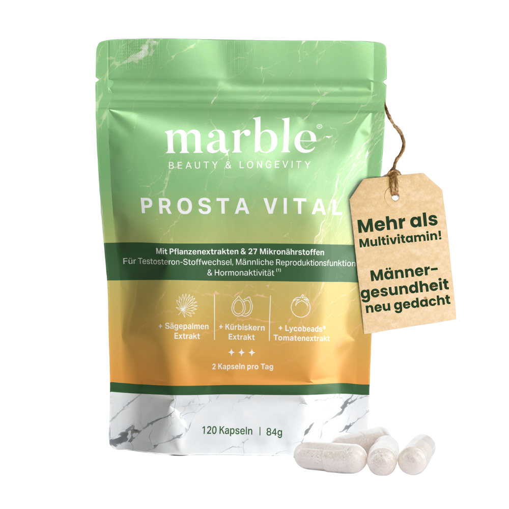 Prosta Vital – Prostata Komplex mit Zink & Pflanzenextrakten (120 vegane Kapseln)