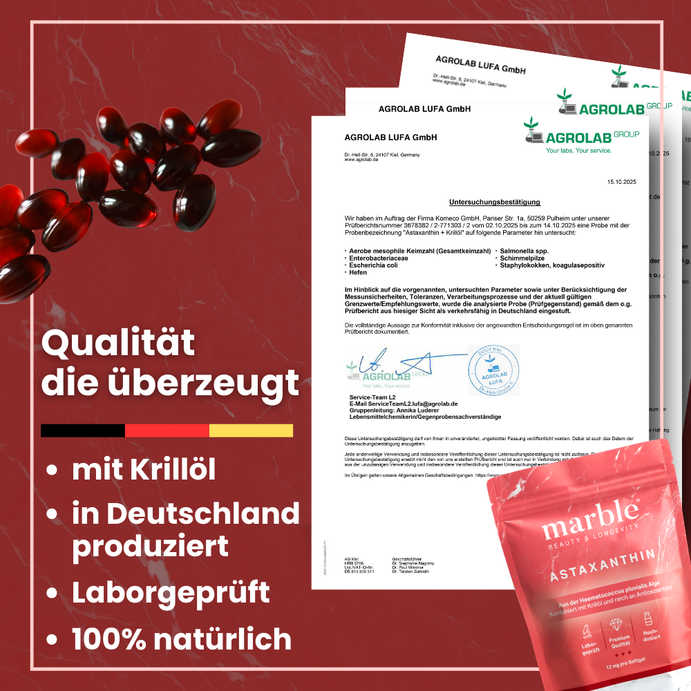 Astaxanthin – natürliches Carotinoid aus der Mikroalge Haematococcus pluvialis