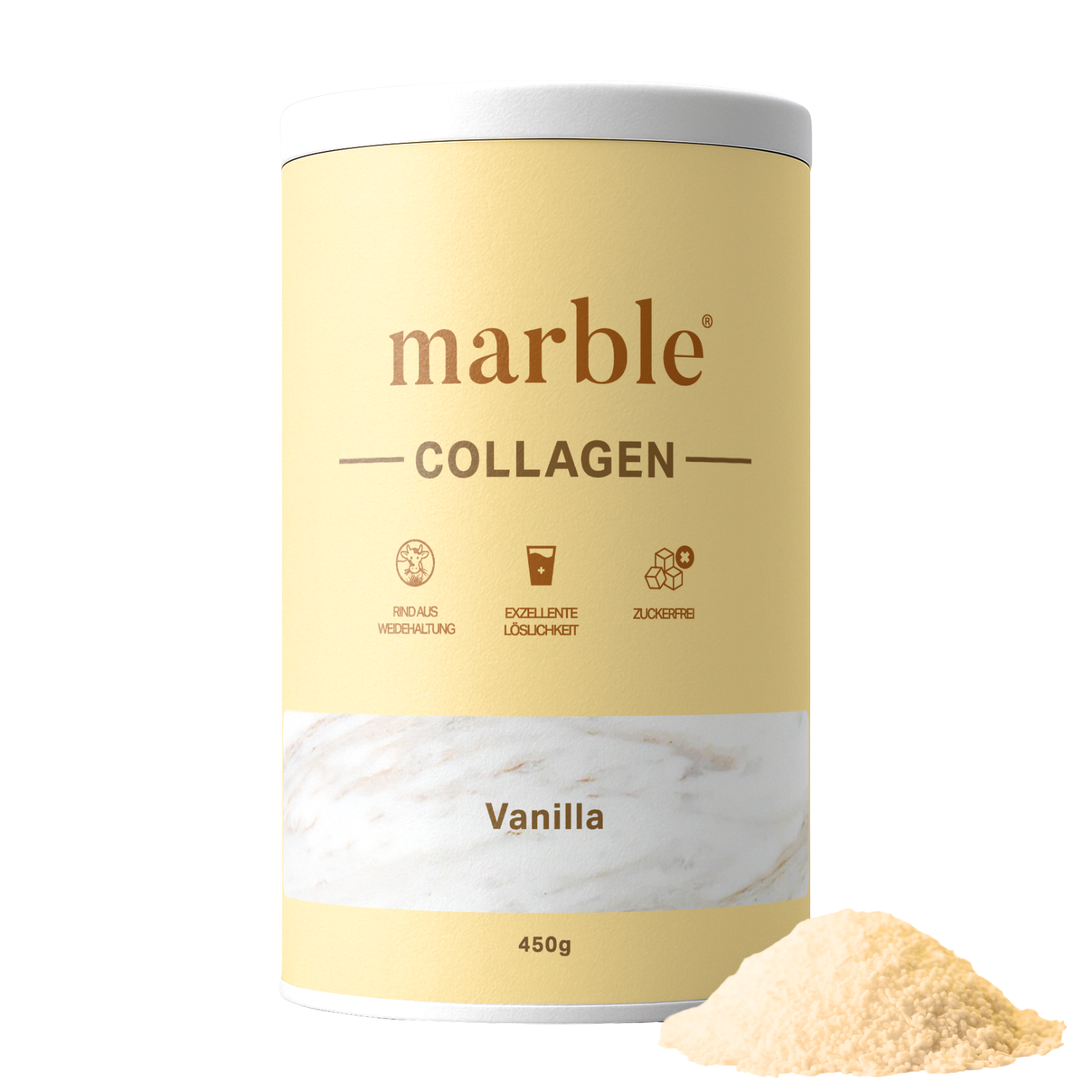 Collagen – Vanilla | Kollagenpeptide mit natürlichem Aroma | 450 g
