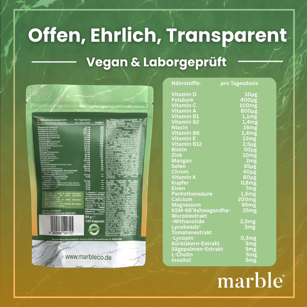 Prosta Vital — Komplex mit Zink & Pflanzenextrakten