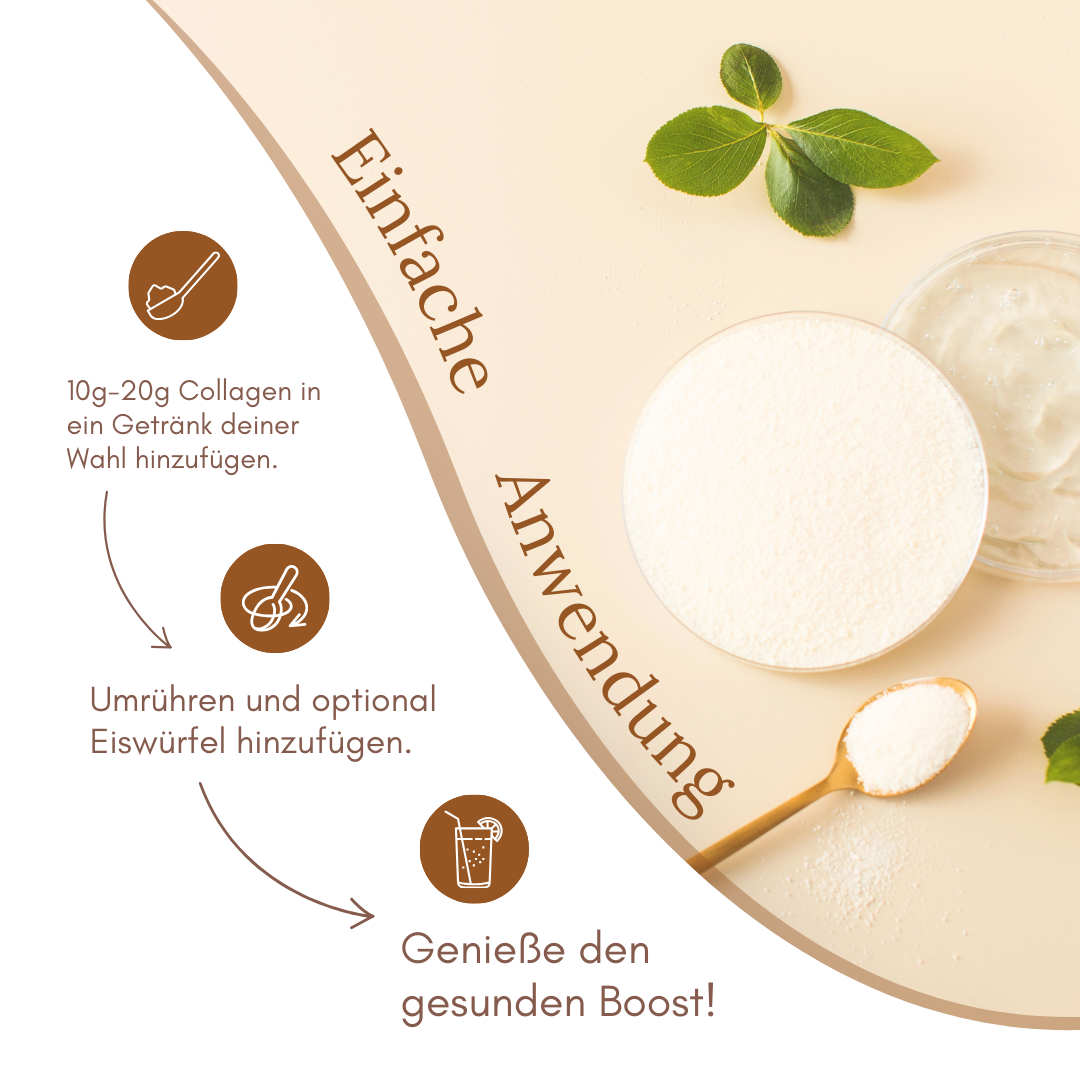 Collagen Pro Geschmacksneutral 450g – Reines Weidekollagen mit Vitamin C, Zink & Biotin