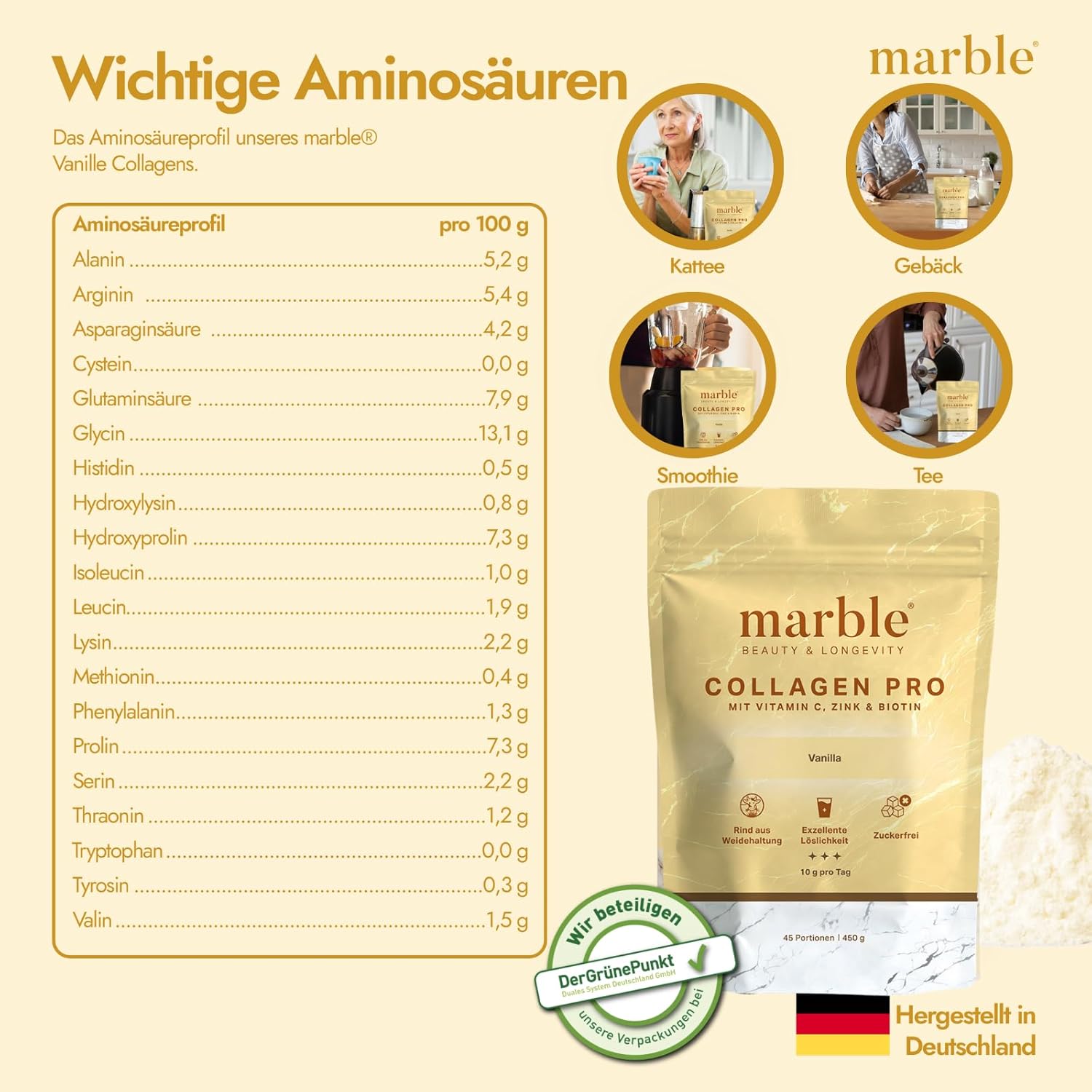 Collagen Pro Vanilla 450g