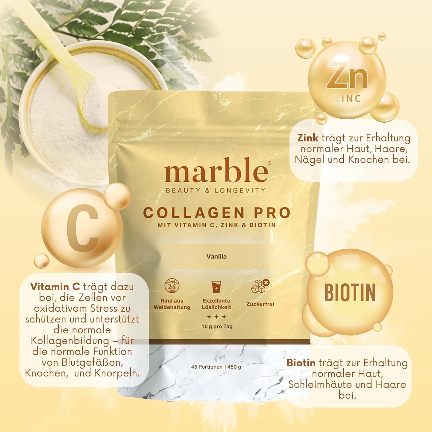 Collagen Pro Vanilla 450g