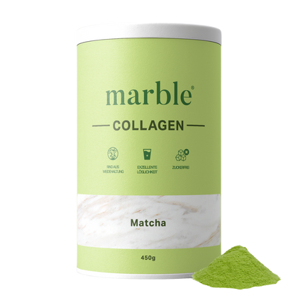 Collagen – Matcha | Kollagenpeptide mit 10 % Matcha-Pulver | 450 g