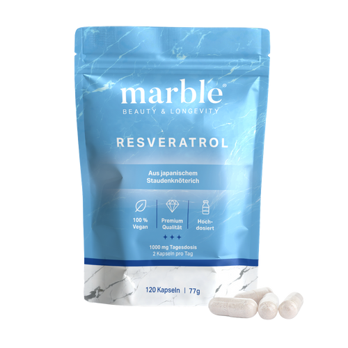 Resveratrol – Pflanzlicher Longevity-Komplex aus japanischem Staudenknöterich | Hochdosiert & vegan | 120 Kapseln