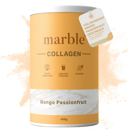 Collagen – Mango-Passionfruit | Kollagenpeptide mit natürlichem Aroma | 450 g