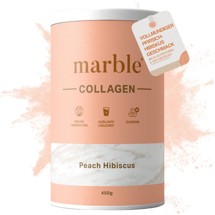 Collagen – Peach Hibiscus | Kollagenpeptide mit natürlichem Aroma | 450 g