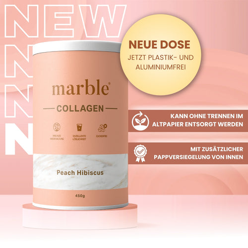 Collagen – Peach Hibiscus | Kollagenpeptide mit natürlichem Aroma | 450 g