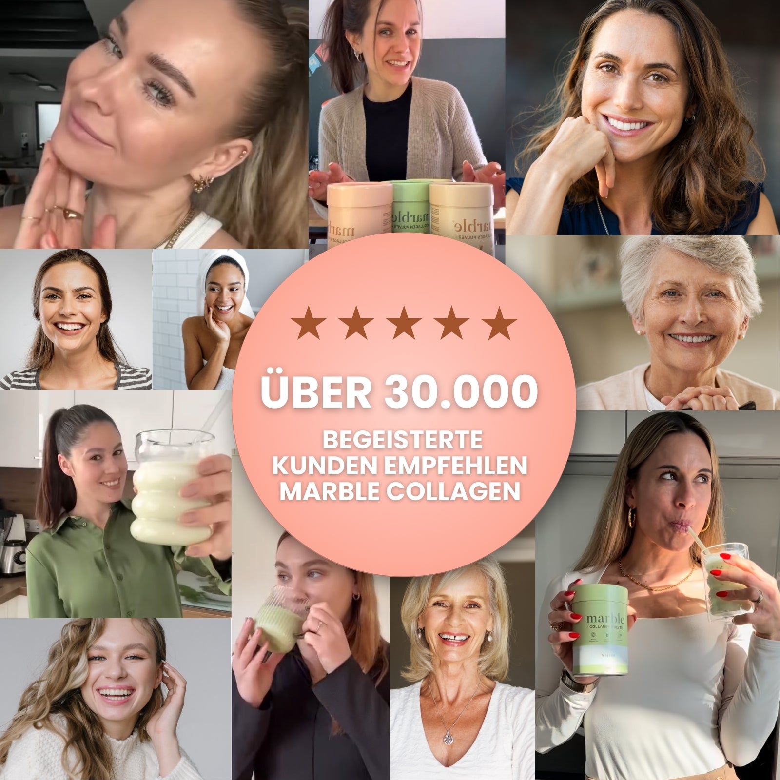 Collagen – Peach Hibiscus | Kollagenpeptide mit natürlichem Aroma | 450 g