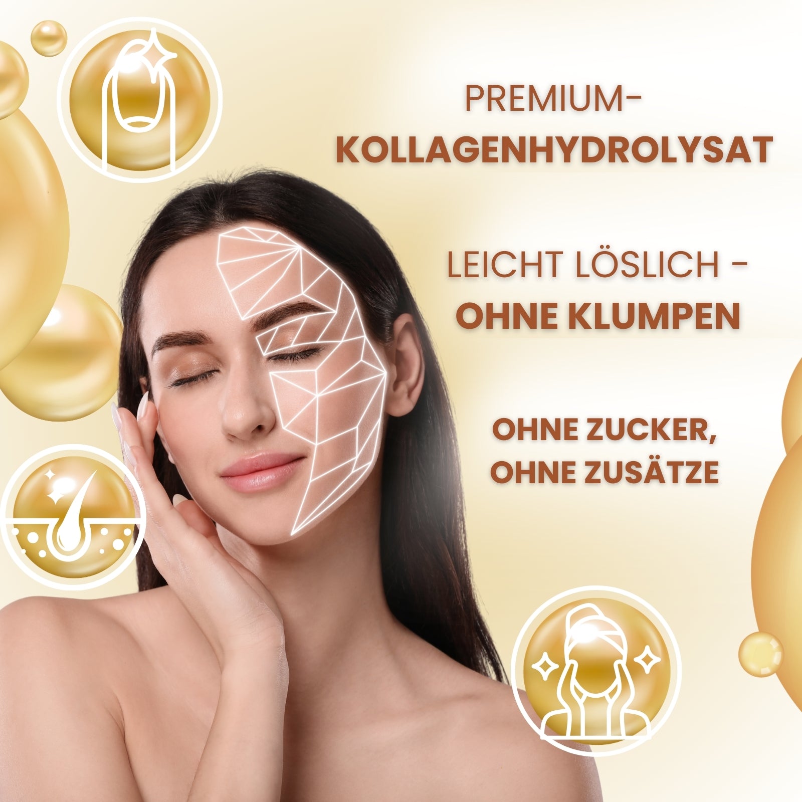 Collagen – Vanilla | Kollagenpeptide mit natürlichem Aroma | 450 g