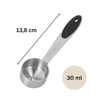 Messlöffel | Edelstahl mit Silikongriff | 10 g