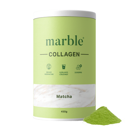 Collagen – Matcha | Kollagenpeptide mit 10 % Matcha-Pulver | 450 g