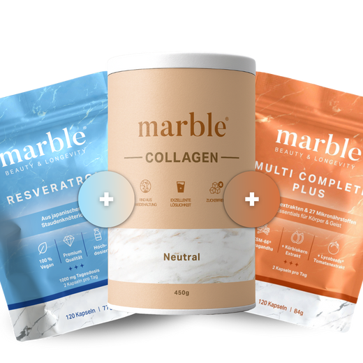Daily Beauty Routine – Collagen + Resveratrol + Multi Complete | Das tägliche 3-Produkt-Set