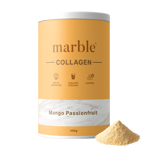 Collagen Mango-Passionfruit – Das Urlaubs-Ritual | Reines Weidekollagen mit tropischem Aroma | 450 g